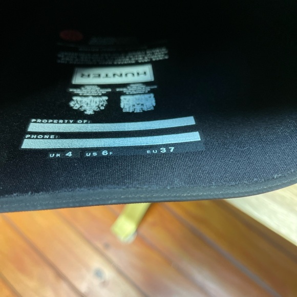 Hunter Tall Rain Boots Size 6 - Picture 7 of 11